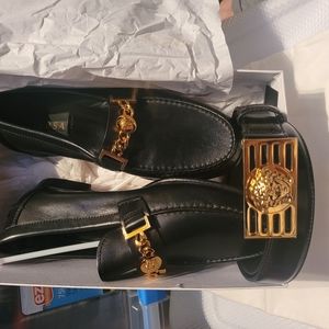 Versace Shoes Size 8 Belt 36